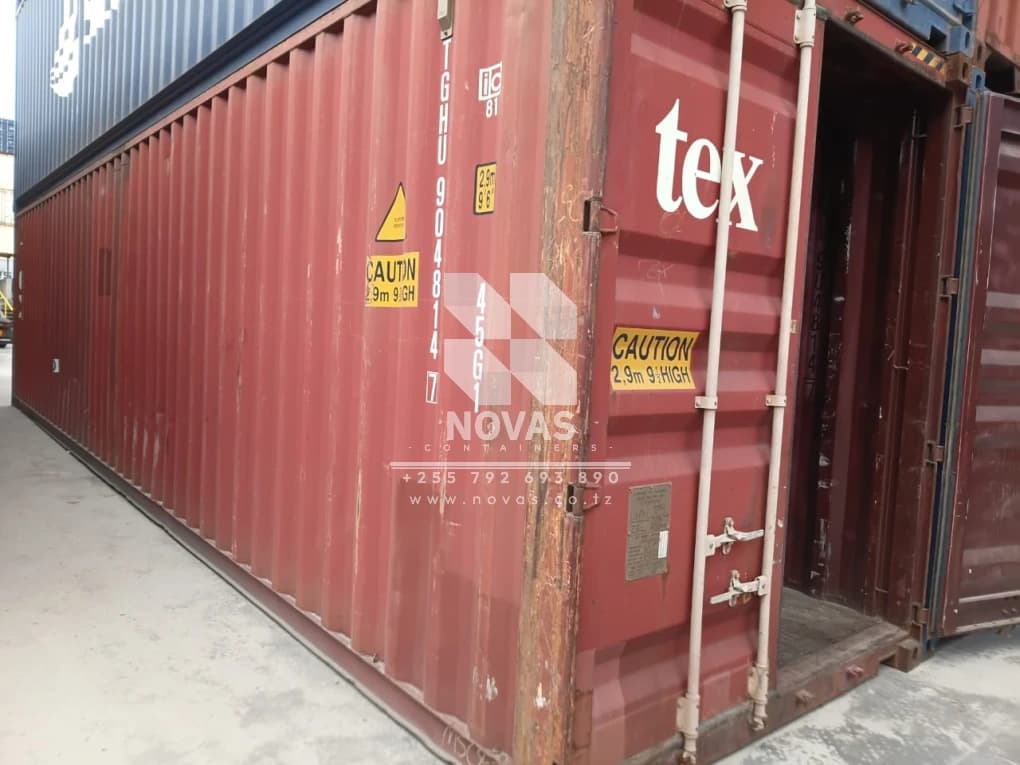Textainer 45g1 40ft - High Cube - 45G1 — Container TGHU9048147 | NOVAS AGENCY