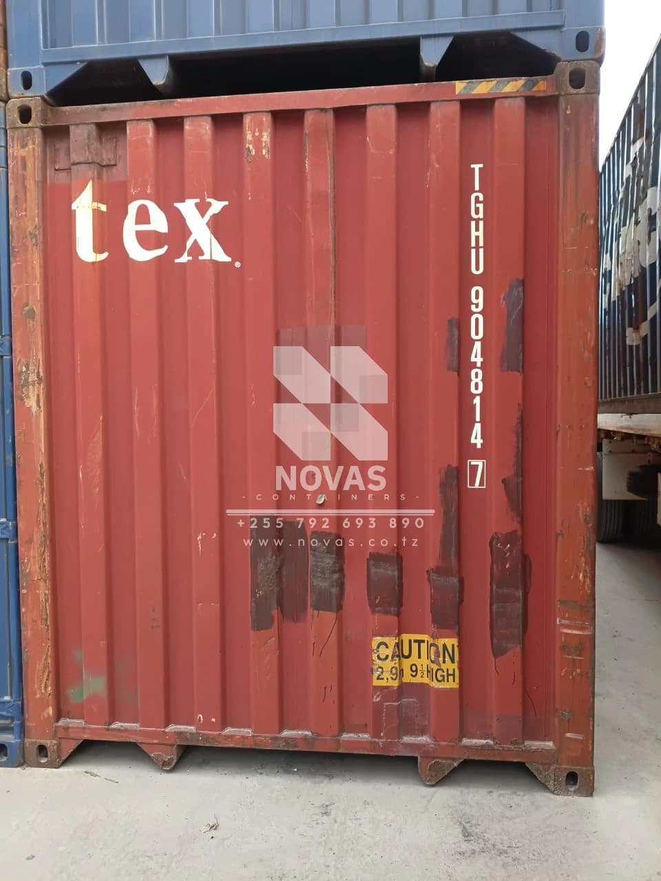 Textainer 45g1 40ft - High Cube - 45G1 — Container TGHU9048147 | NOVAS AGENCY